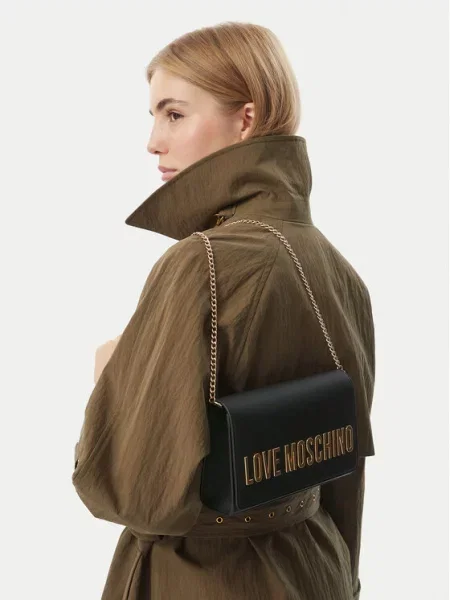 Ročna torba LOVE MOSCHINO črna