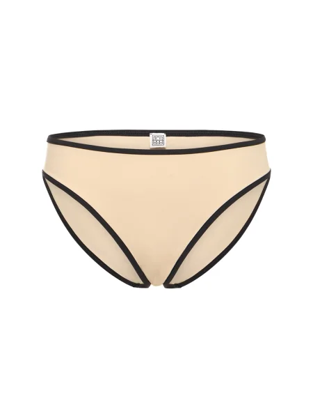 Pruhované bikiny Totême hnedá