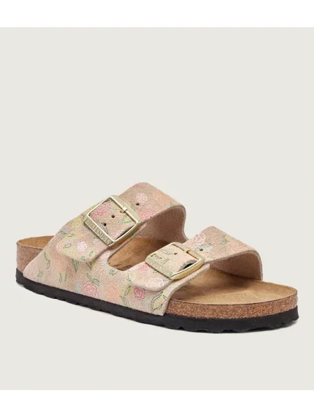 Birkenstock Șlapi Arizona | narrow fit | piele întoarsă bej
