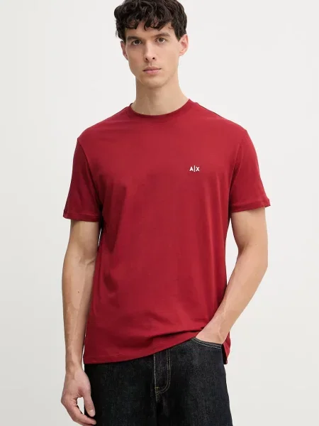 Armani Exchange tričko červené