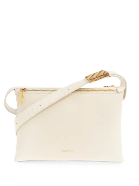 Geantă Off-white din piele alb