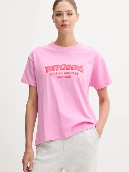 Тениска Rip Curl дамска розово