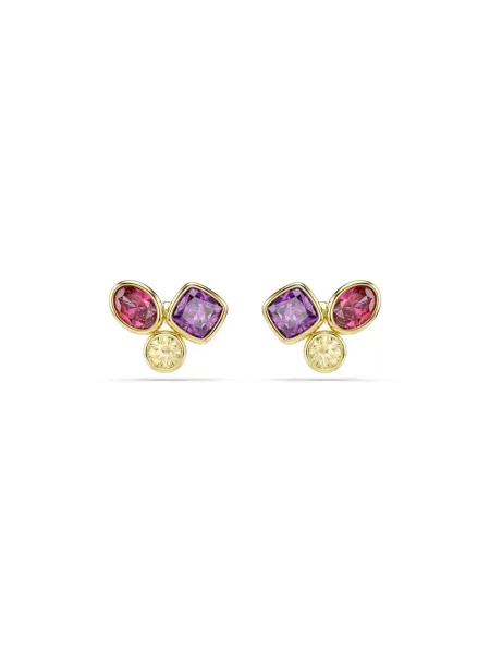 Swarovski kolczyki pozłacane z cyrkonią IMBER