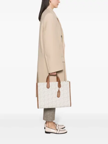 Raštuota drobė odinė rankinė Michael Michael Kors