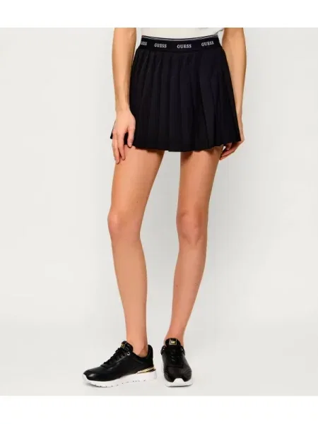 Guess Fustă plisată negru