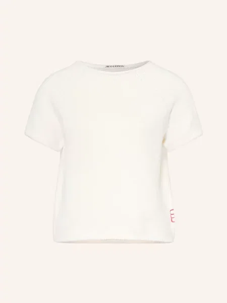 Jw Anderson Úpletové Tričko krémová