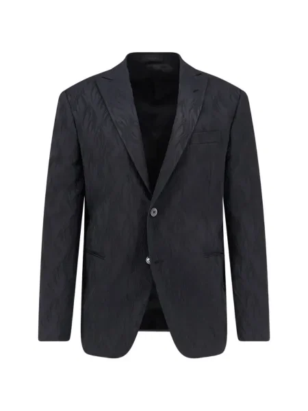 Sacou Corneliani cu un singur rând de nasturi cu rever albastru