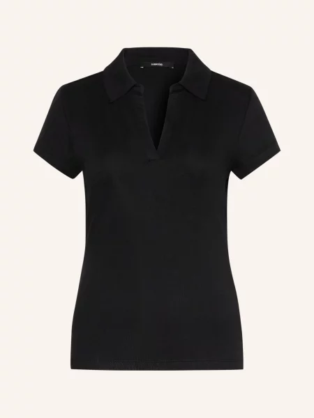 Someday Jerseyové Polo Tričko Kleoh Polo černá