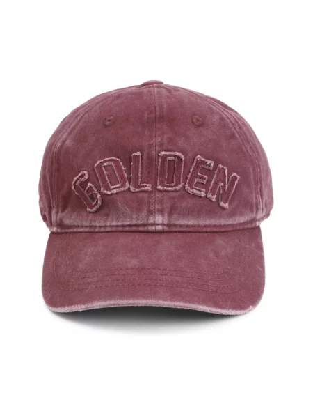 Czapka z daszkiem Golden Goose czerwona