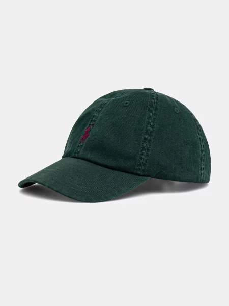 Polo Ralph Lauren Șapcă CLS SPRT jad / roșu bordeaux verde