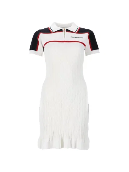 Rochie mini Casablanca cu volane alb