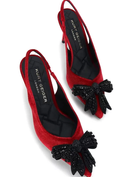 Туфли Kurt Geiger London с бантом красные