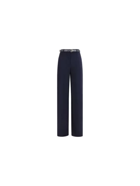 Spodnie Max Mara niebieskie