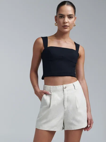 BWLDR Pantaloni LEVINE murdar alb