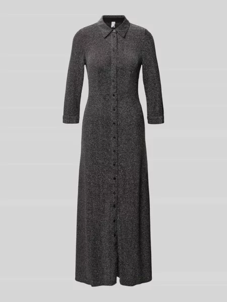 Sukienka koszulowa z rękawem o dł. model JOHANNA' Y.a.s czarna