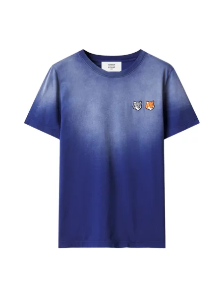 Koszulka Maison Kitsune niebieska