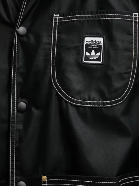 Велурени половин цип маратонки Adidas Samba на райета черно