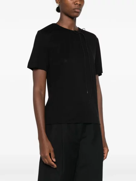 Tricou Simone Rocha cu funde negru