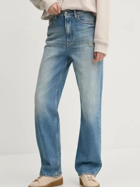 Kavbojke Tommy Jeans modra