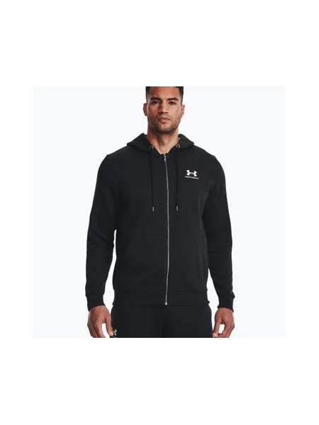 Флисовая спортивная кофта Under Armour с капюшоном черная