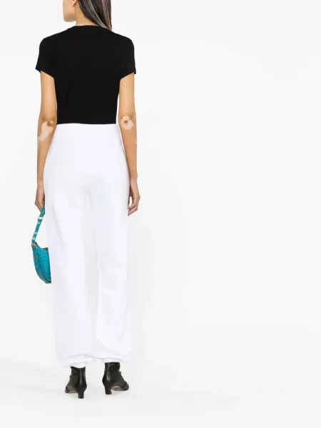 Krátké tričko Off-white s potiskem bílé