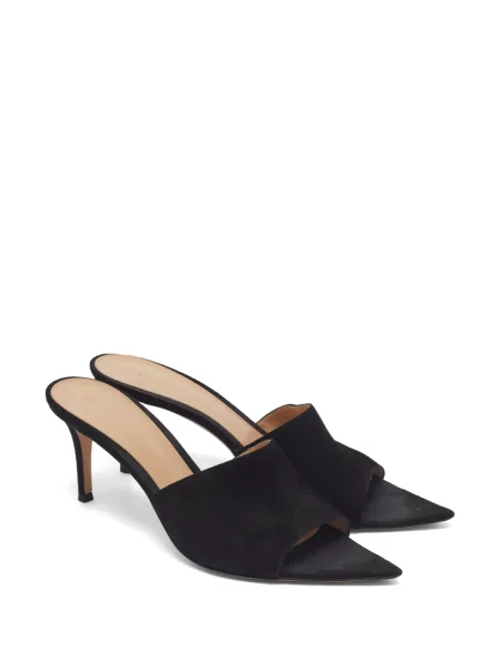 Sandale Gianvito Rossi din piele de căprioară negru
