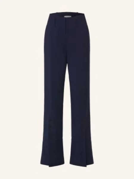 Claudie Pierlot Spodnie Typu Marlena blau granatowe