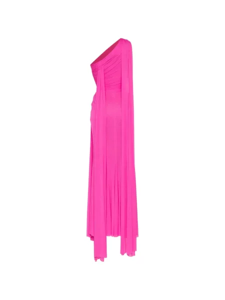 Rochie Herve L. Leroux asimetrică roz