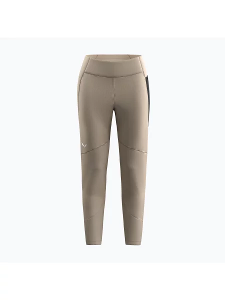 Legginsy trekkingowe Salewa Puez Hemp quicksand beżowe