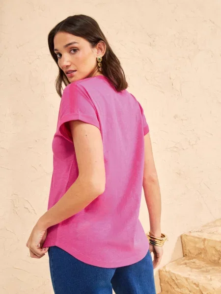 Love & roses Tricou roz