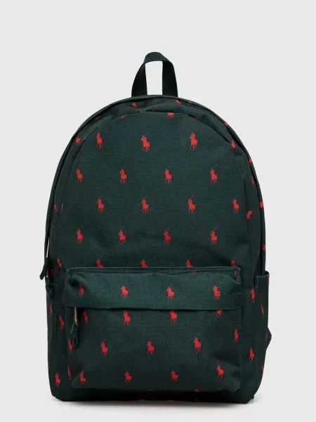 Раница Polo Ralph Lauren голям с десен зелено