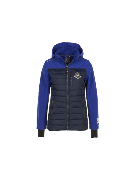 Geacă Peak Mountain softshell albastru