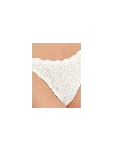 SLOGGI String bugyik ZERO Feel Bliss sötétszürke / gyapjúfehér