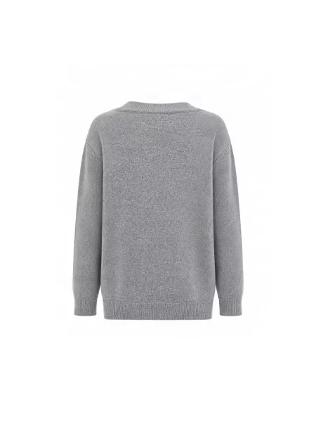 Sweter Fiorucci wełniany szary