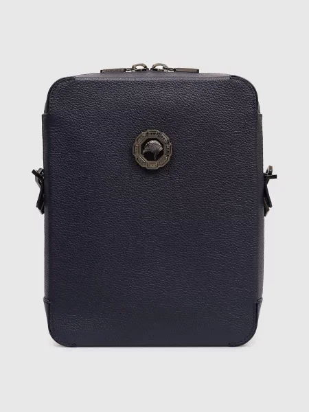 Кожаная сумка Stefano Ricci синяя