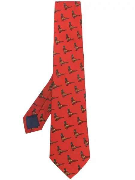 Svilena šilterica Polo Ralph Lauren karirana s printom plava