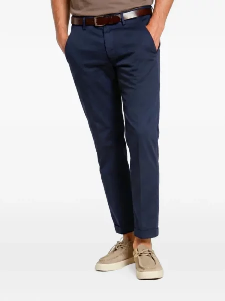 Pantaloni Mason's cu autograf albastru