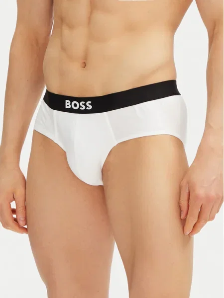 BOSS Set de chiloți slip﻿ alb