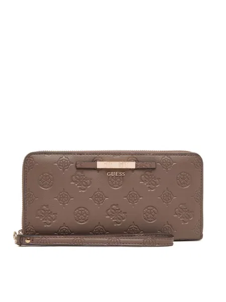 Guess Portofel Carmella Slg deschis maro