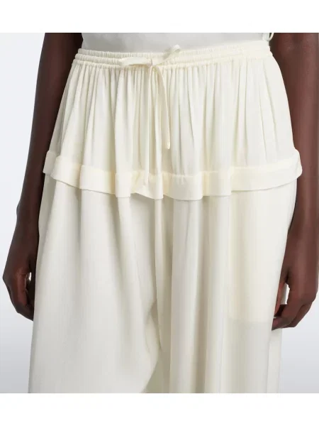 Pantaloni Alaïa alb