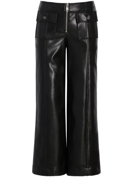 Pantaloni Cinq A Sept din piele negru