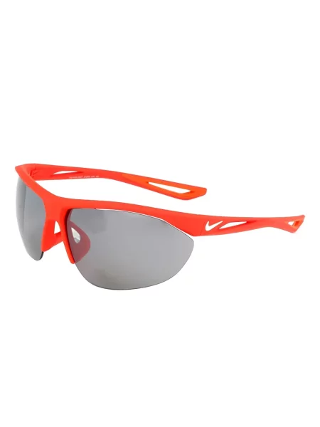 Haftowane okulary przeciwsłoneczne Nike do biegania płócienne czerwone