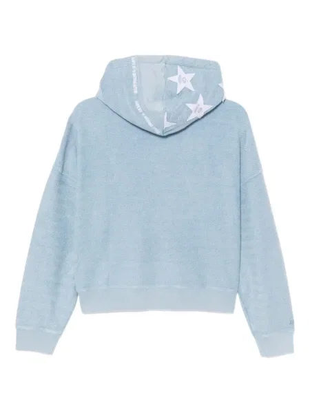 Hanorac cu glugă Aape By A Bathing Ape cu broderie albastru