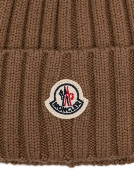 Căciulă Moncler de lână maro