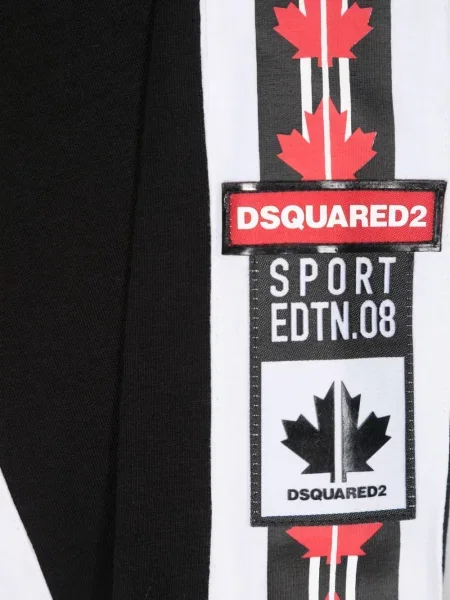 Legginsy dziecięce Dsquared2 czarne