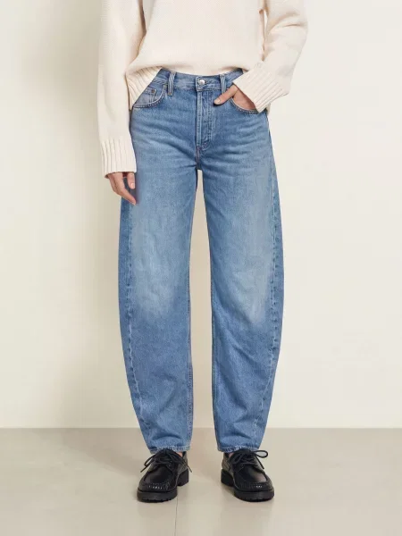 Agolde Jeansy Spiral blau