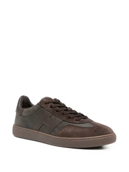 Szarvasbőr sneaker Hogan autogrammal barna
