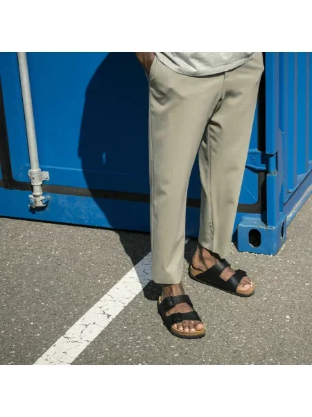 Klapki Birkenstock zamszowe czarne
