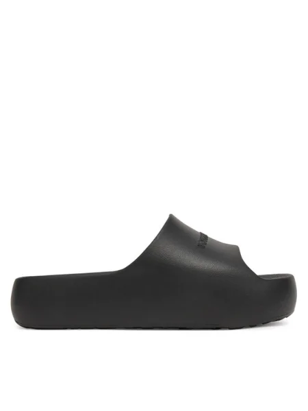 Saboți Tommy Jeans chunky negru