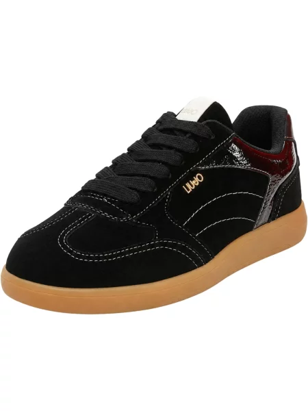 Liu Jo Sneakers Connor 01 | piele întoarsă negru